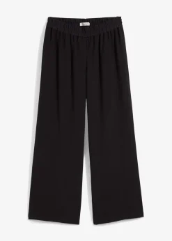 Jupe-culotte douce en viscose mélangée