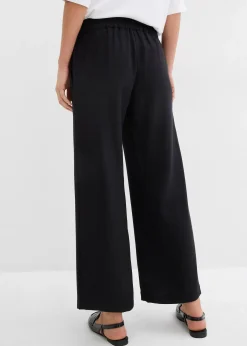 Jupe-culotte douce en viscose mélangée