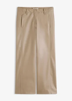 Jupe-culotte en tissu enduit