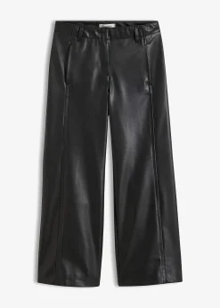 Jupe-culotte en tissu enduit