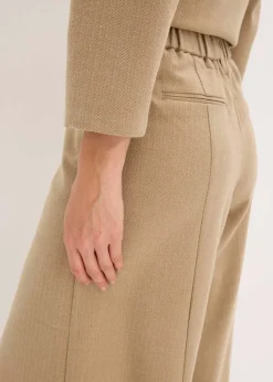 Jupe-culotte motif chevrons
