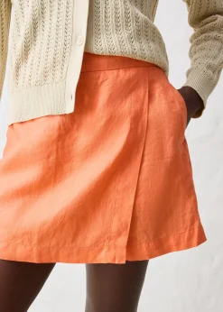 Jupe-short 100% lin