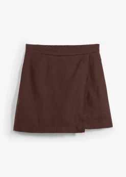 Jupe-short 100% lin