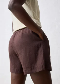 Jupe-short 100% lin