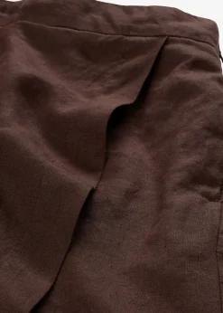 Jupe-short 100% lin