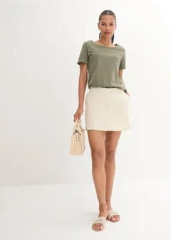 Jupe-short en lin