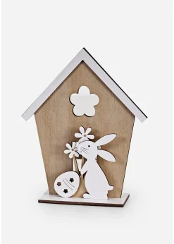 Lapin de Pâques déco avec maison