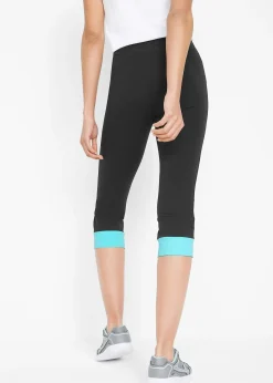 Legging capri à finitions contrastantes