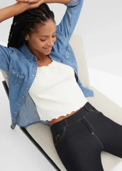 Legging effet jean