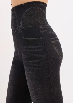 Legging sculptant effet jean