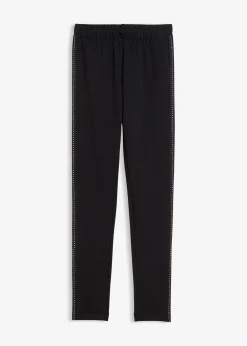 Legging thermique avec galon à rivets