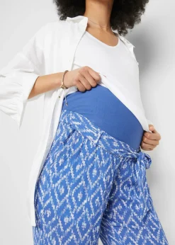 Léger pantalon de grossesse en viscose, loose
