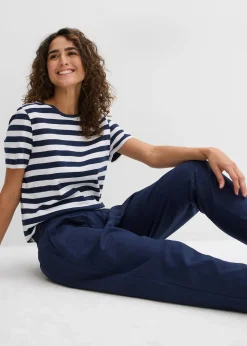 Léger pantalon jogger en lin mélangé