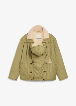 Légère veste de grossesse et de portage 3-en-1 avec doublure sherpa