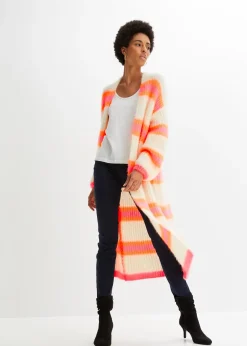 Long gilet en maille oversize