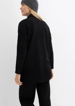 Longue veste molletonnée à poches