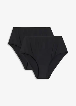 Lot de 2 bas de maillot taille haute