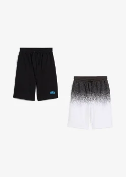 Lot de 2 bermudas texturés garçon