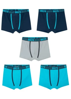 Lot de 5 boxers en coton doux et extensible