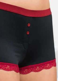 Lot de 3 boxers femme microfibre