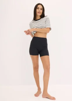 Lot de 4 boxers femme mi-longs taille haute