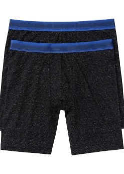 Lot de 2 boxers longs coton