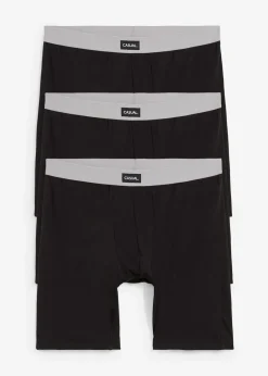 Lot de 3 boxers longs coton