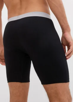 Lot de 3 boxers longs coton