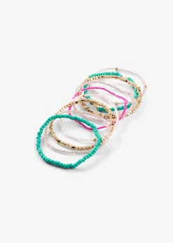 Lot de 10 bracelets