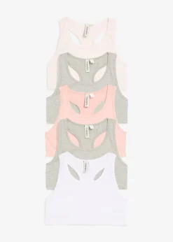 Lot de 5 brassières avec coton doux
