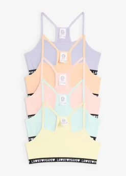 Lot de 5 brassières avec coton doux