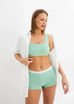 Lot de 3 brassières coton extensible