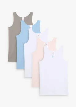 Lot de 5 caracos en coton doux avec nœud en satin