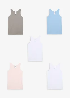 Lot de 5 caracos en coton doux avec nœud en satin