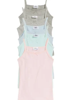 Lot de 5 caracos en coton doux et extensible