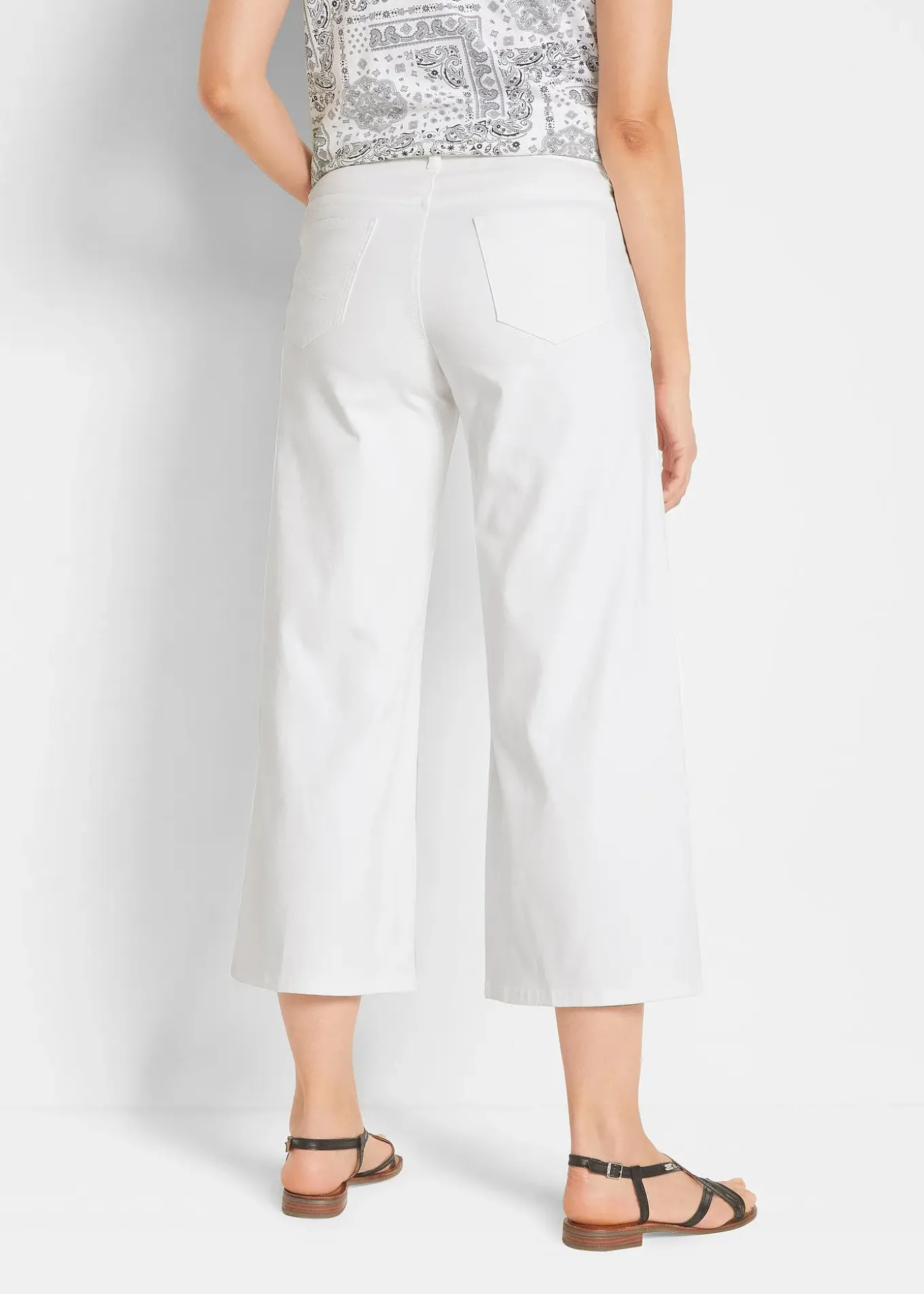 Lot de 2 corsaires en jean taille mi-haute