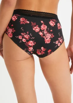 Lot de 4 culottes Maxi avec coton et dentelle