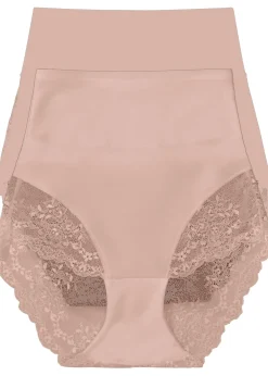 Lot de 2 culottes sculptantes lasercut, maintien modéré