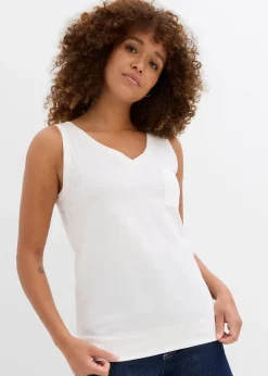 Lot de 2 débardeurs 100% coton