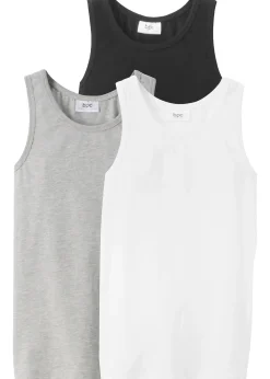 Lot de 3 débardeurs en coton doux et extensible