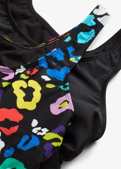 Lot de 2 hauts de bikini brassière