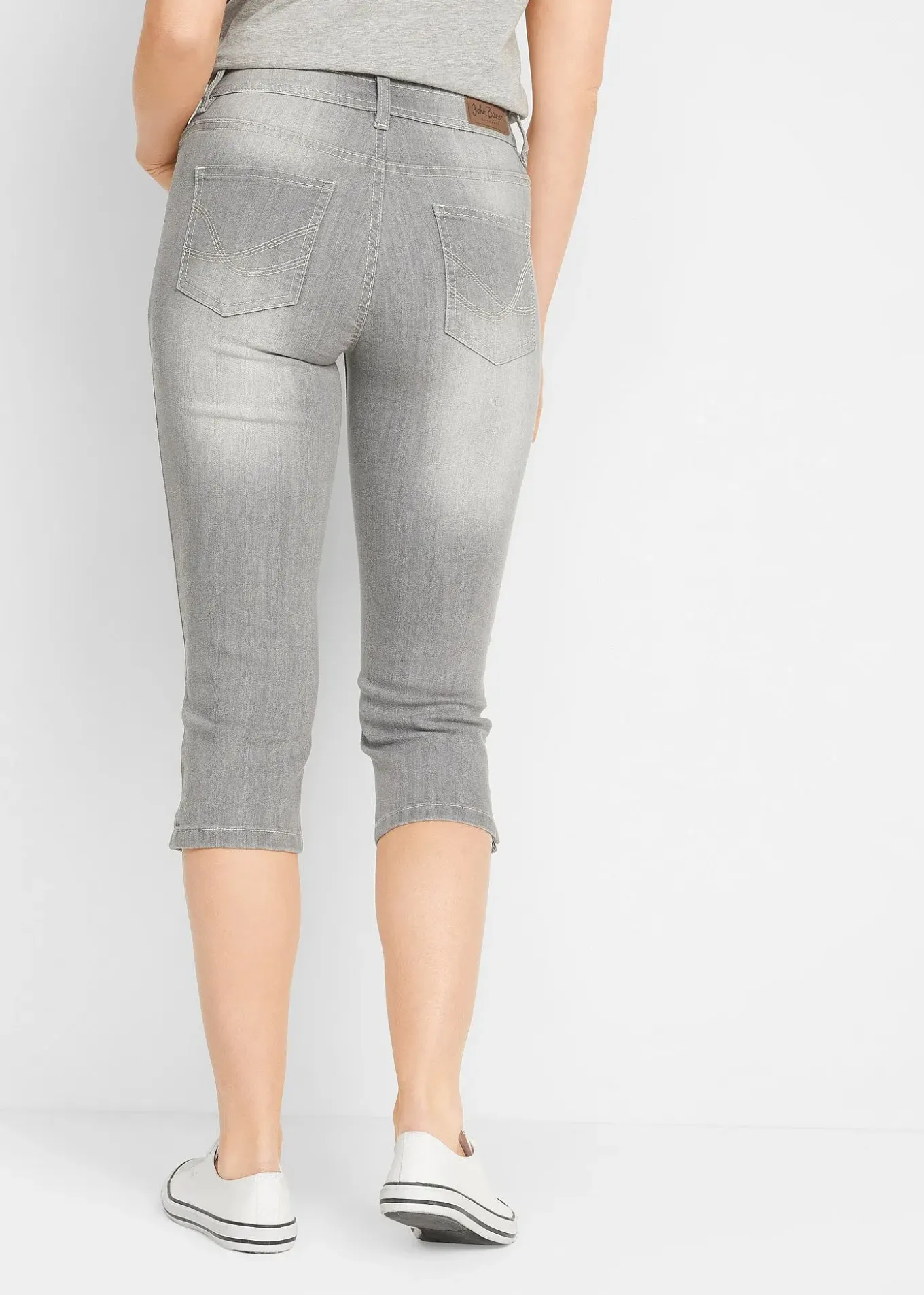 Lot de 2 jeans corsaire extensibles