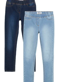 Lot de 2 jeggings taille mi-haute