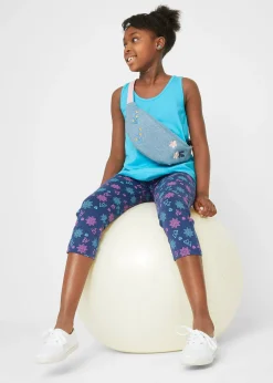Lot de 2 leggings 3/4 en coton extensible