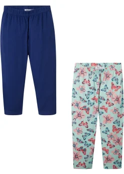 Lot de 2 leggings corsaire avec coton