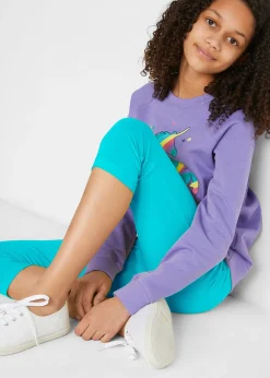 Lot de 2 leggings corsaire en coton extensible