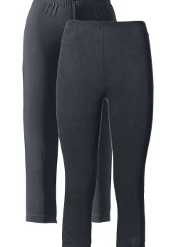 Lot de 2 leggings corsaire étroits