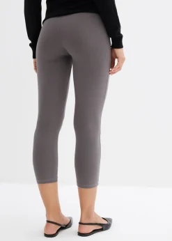 Lot de 2 leggings de grossesse, longueur 3/4