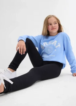 Lot de 3 leggings thermiques en coton extensible