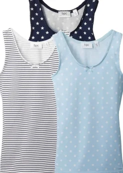 Lot de 3 maillots de corps en coton doux